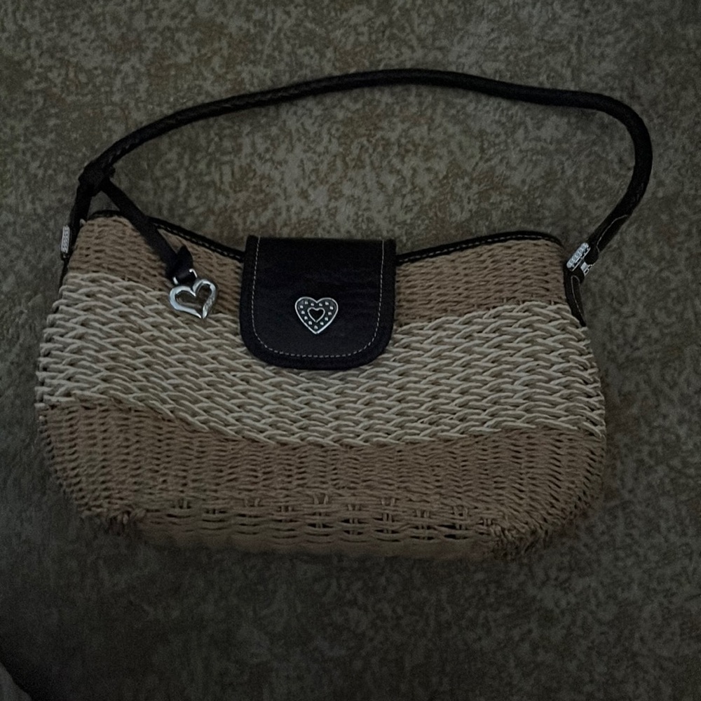 Brighton straw shoulder bag